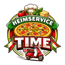 Pizza Heimservice Time logo.